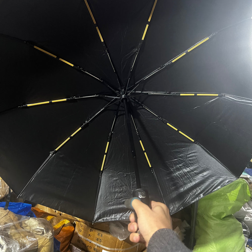 Windproof Sun & Rain Automated Folding LED Umbrella - High Quality China Lot Import