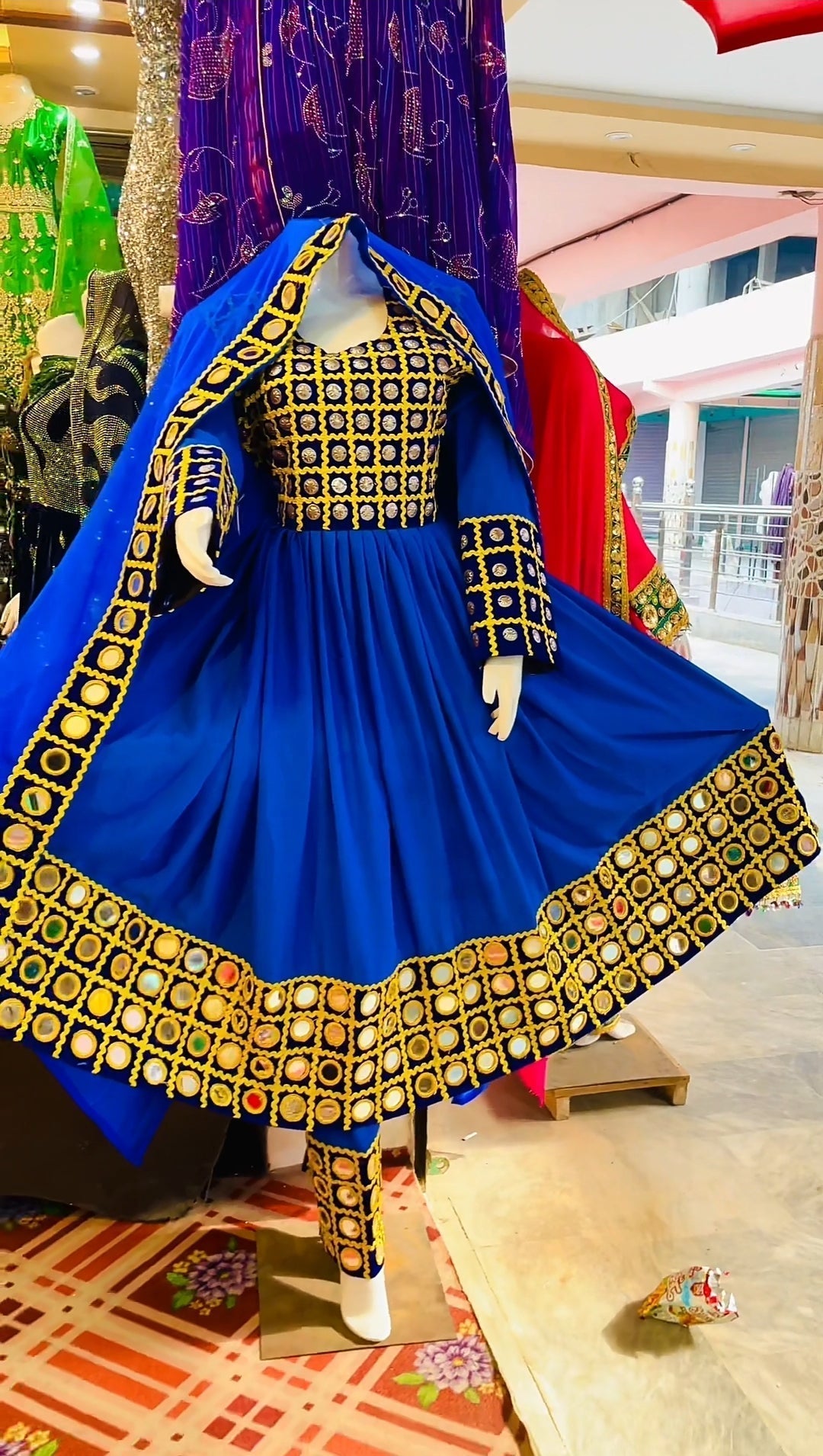 Afghani beautiful clothing  design