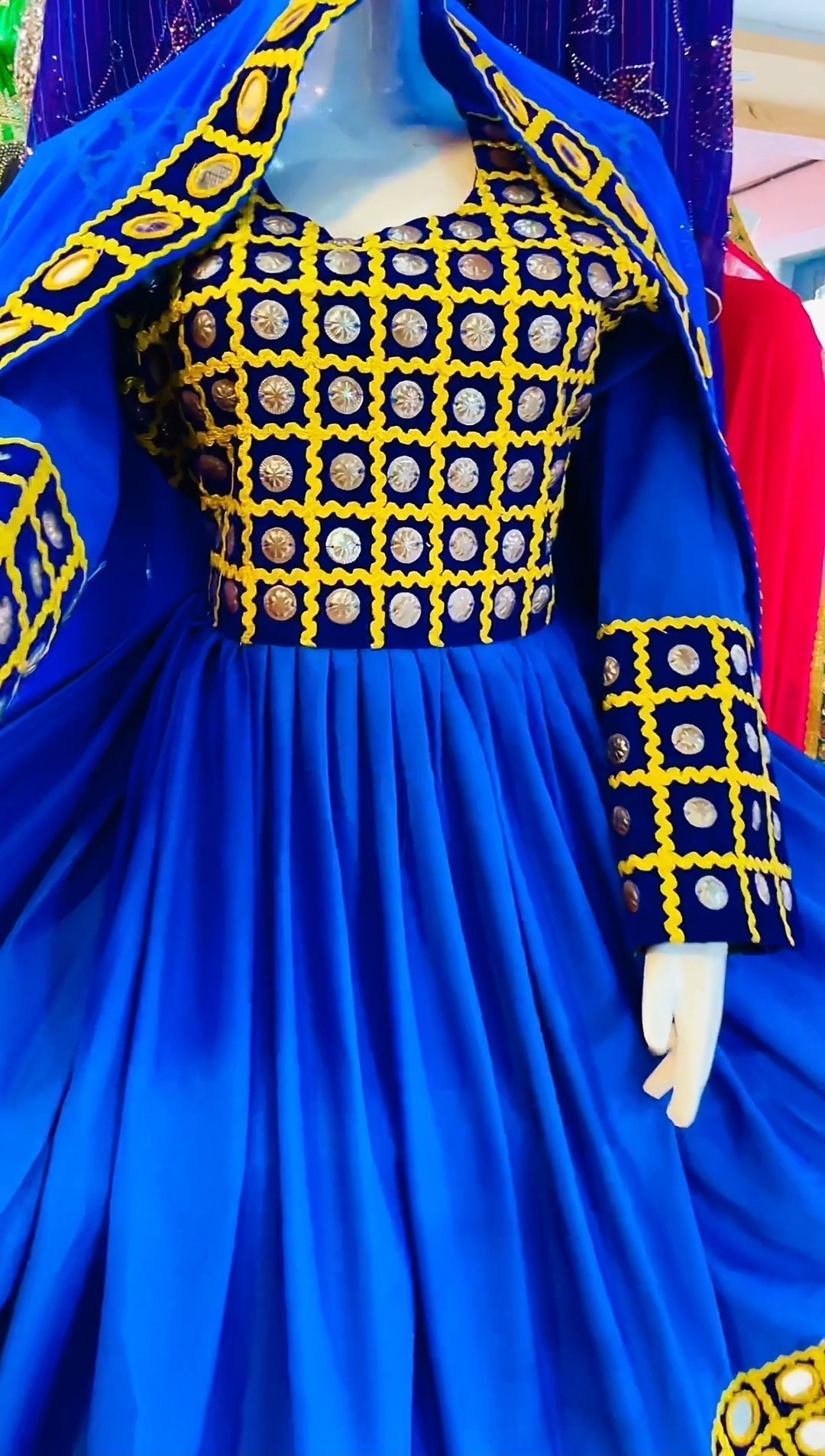 Afghani beautiful clothing  design