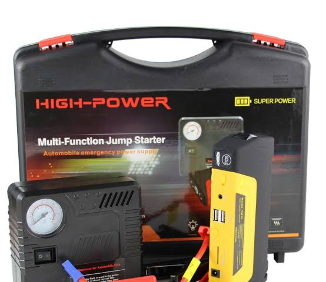 JUMP CAR STARTER AND REPAIR TIRE AIR