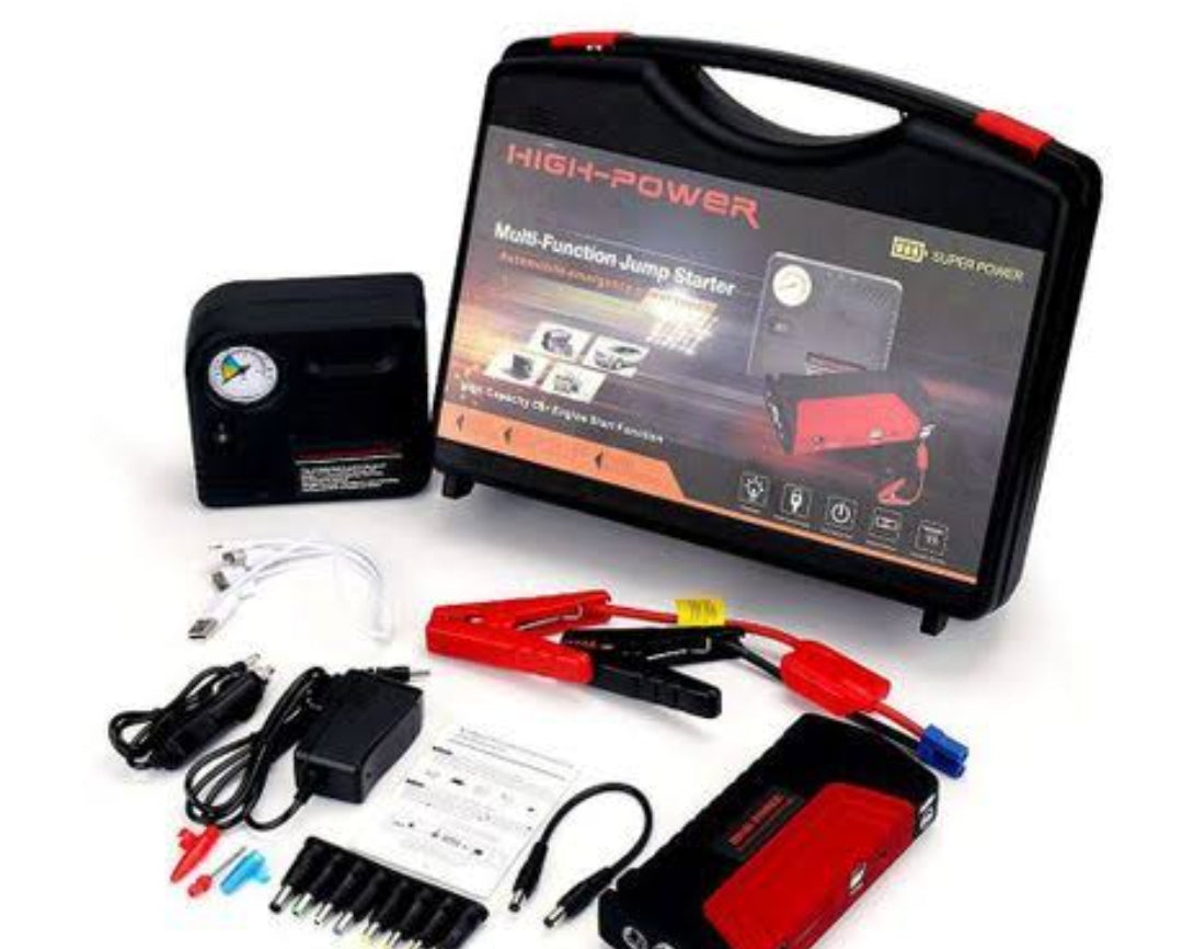 JUMP CAR STARTER AND REPAIR TIRE AIR