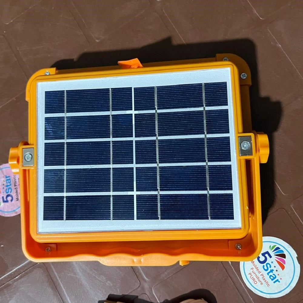 100W LED Flood Light with Solar Panel & Power Bank